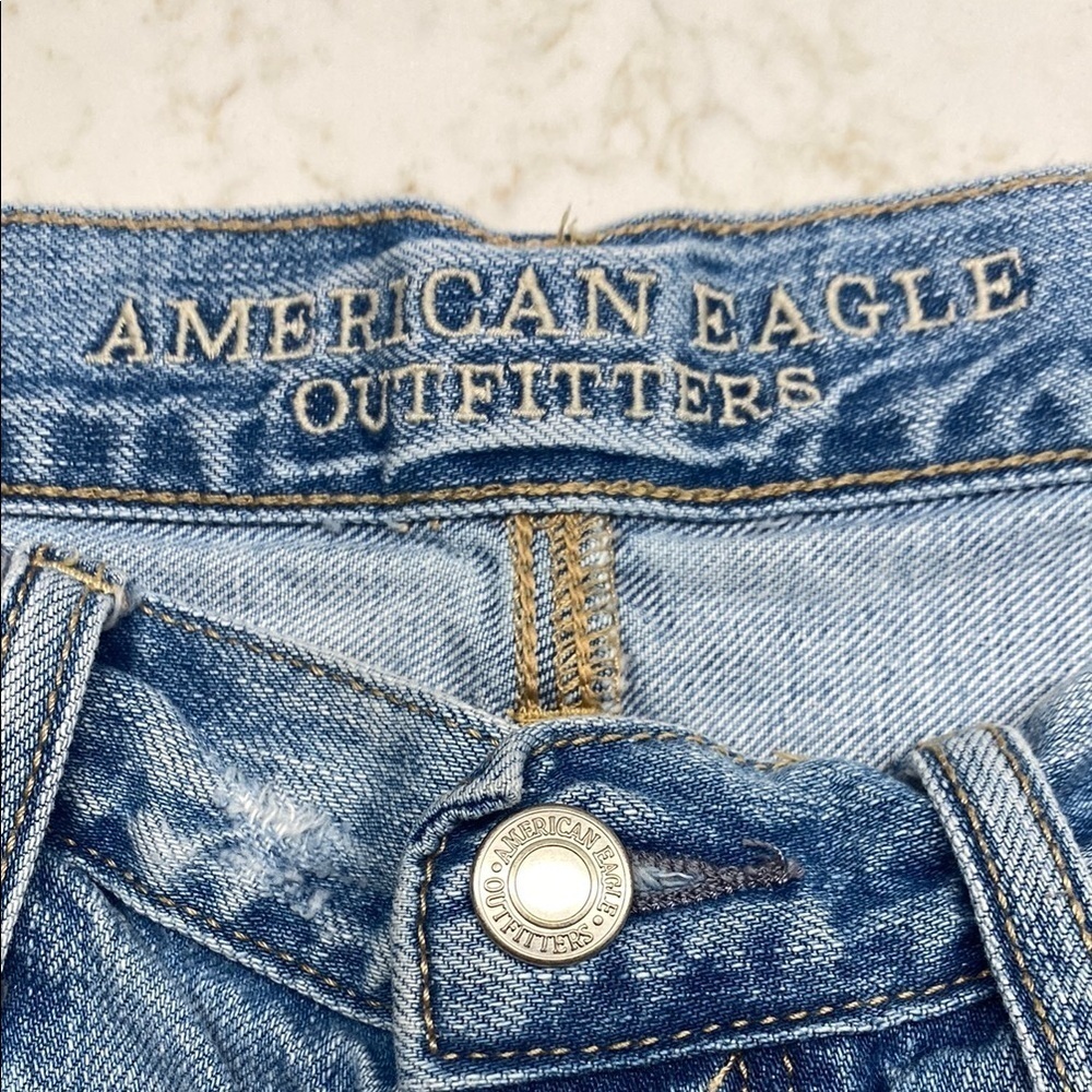 American Eagle Outfitters Vintage Hi-Rise Short Hand Painted Distressed Size 6 - Picture 2 of 13
